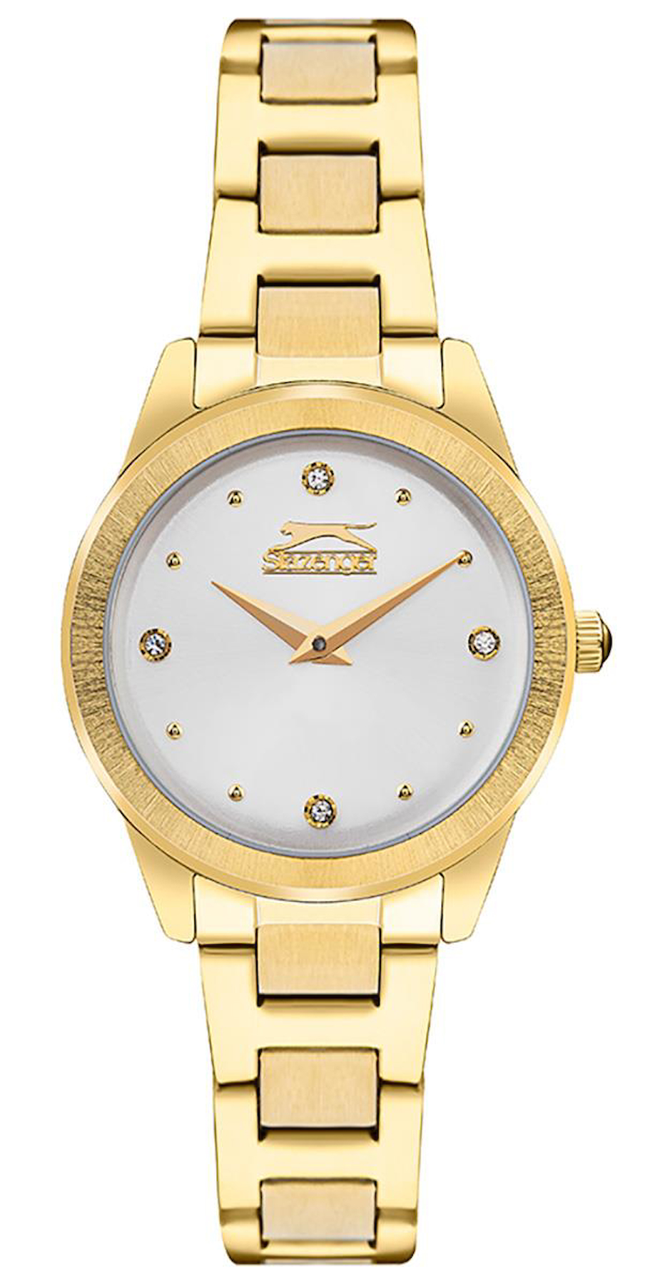 Slazenger SL.09.2253.3.06 33 mm Altın Metal Kordon Analog Kadın Kol Saati