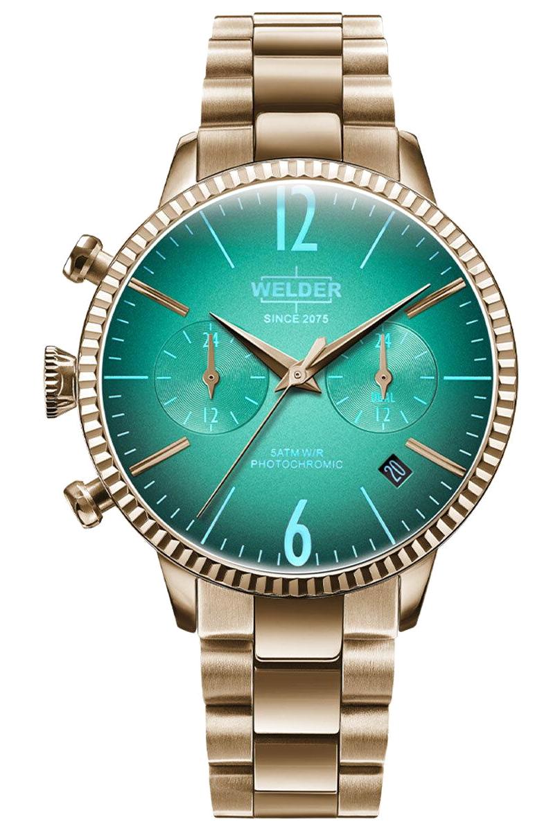 Welder Watch WWRC630 Takvimli 39 mm Altın Çelik Kordon Analog Kadın Kol Saati