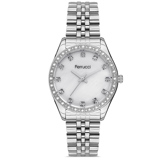 Ferrucci FC.12744M.01 35 mm Gri Metal Kordon Analog Kadın Kol Saati