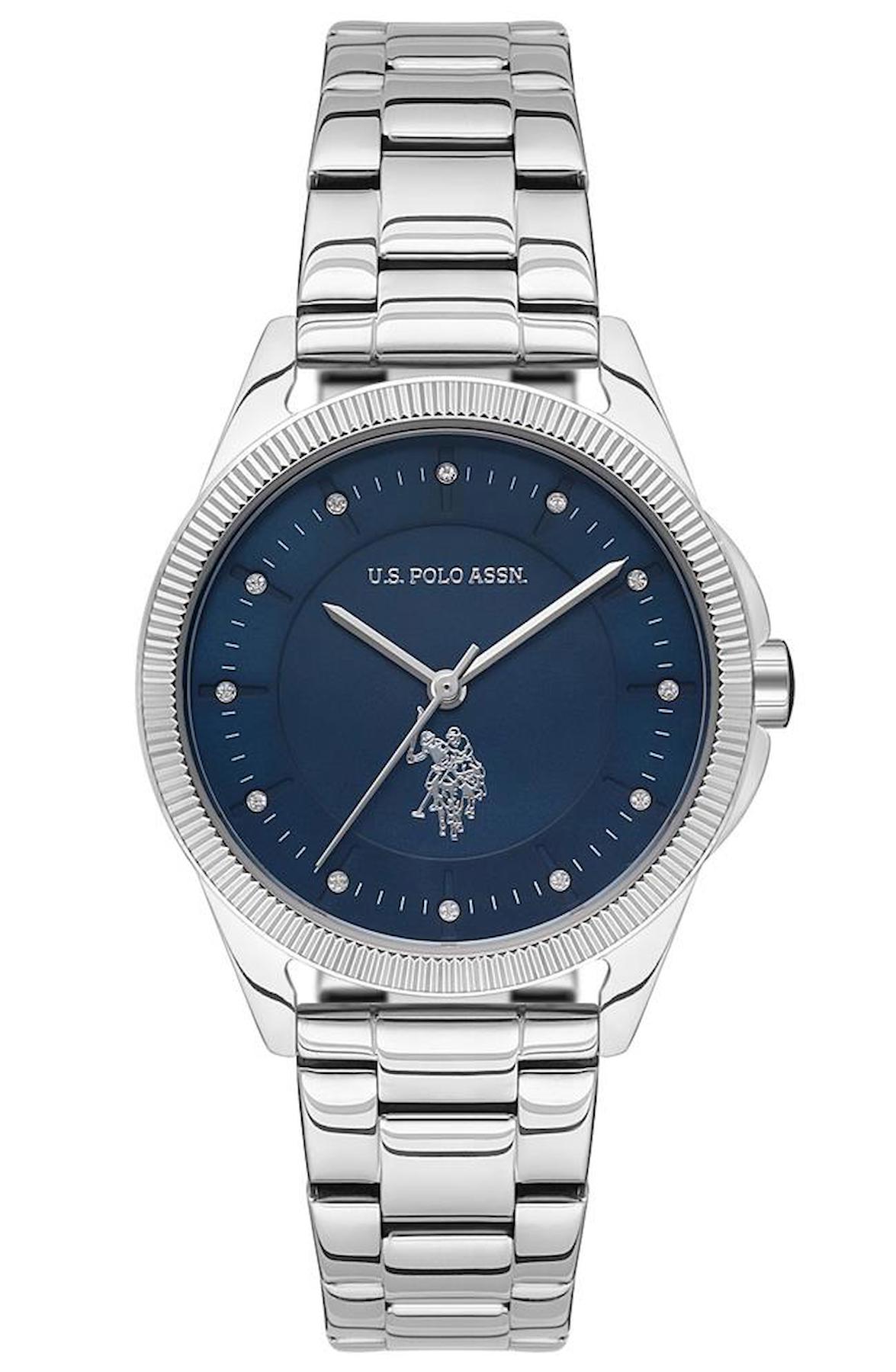 U.S. Polo Assn USPA2018-03 37 mm Gri Çelik Kordon Analog Kadın Kol Saati