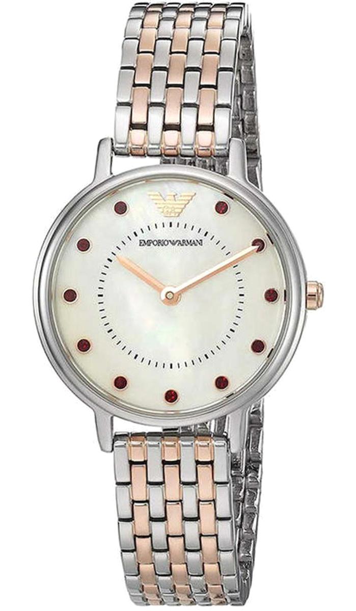 Emporio Armani AR2515 34 mm Gri-Rose Gold Çelik Kordon Analog Kadın Kol Saati