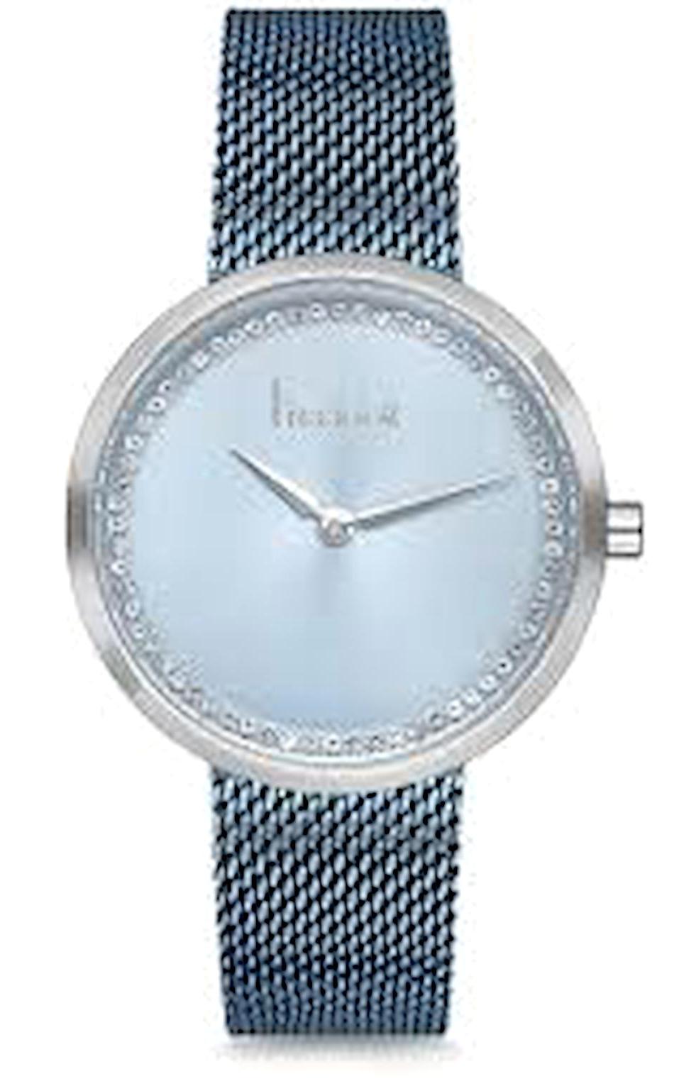 Freelook F.8.1040.04 34 mm Mavi Metal Kordon Analog Kadın Kol Saati