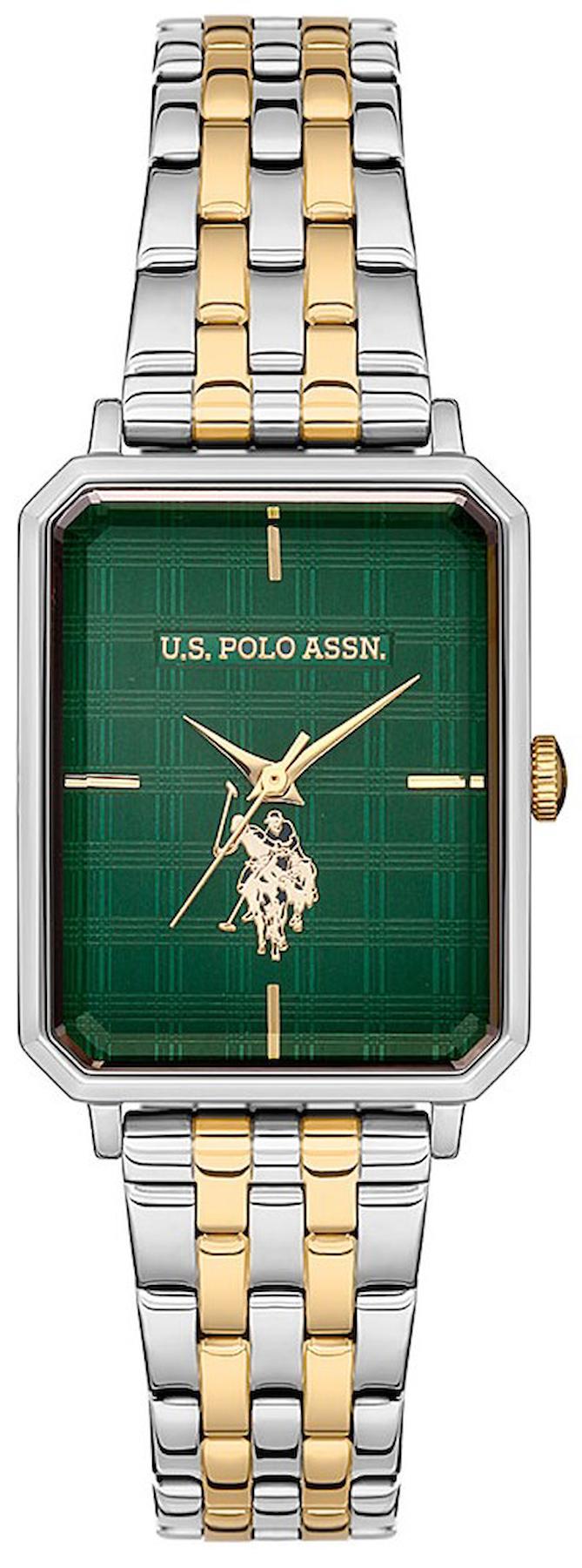 U.S. Polo Assn USPA2043-08 23-34 mm Altın-Gri Çelik Kordon Analog Kadın Kol Saati