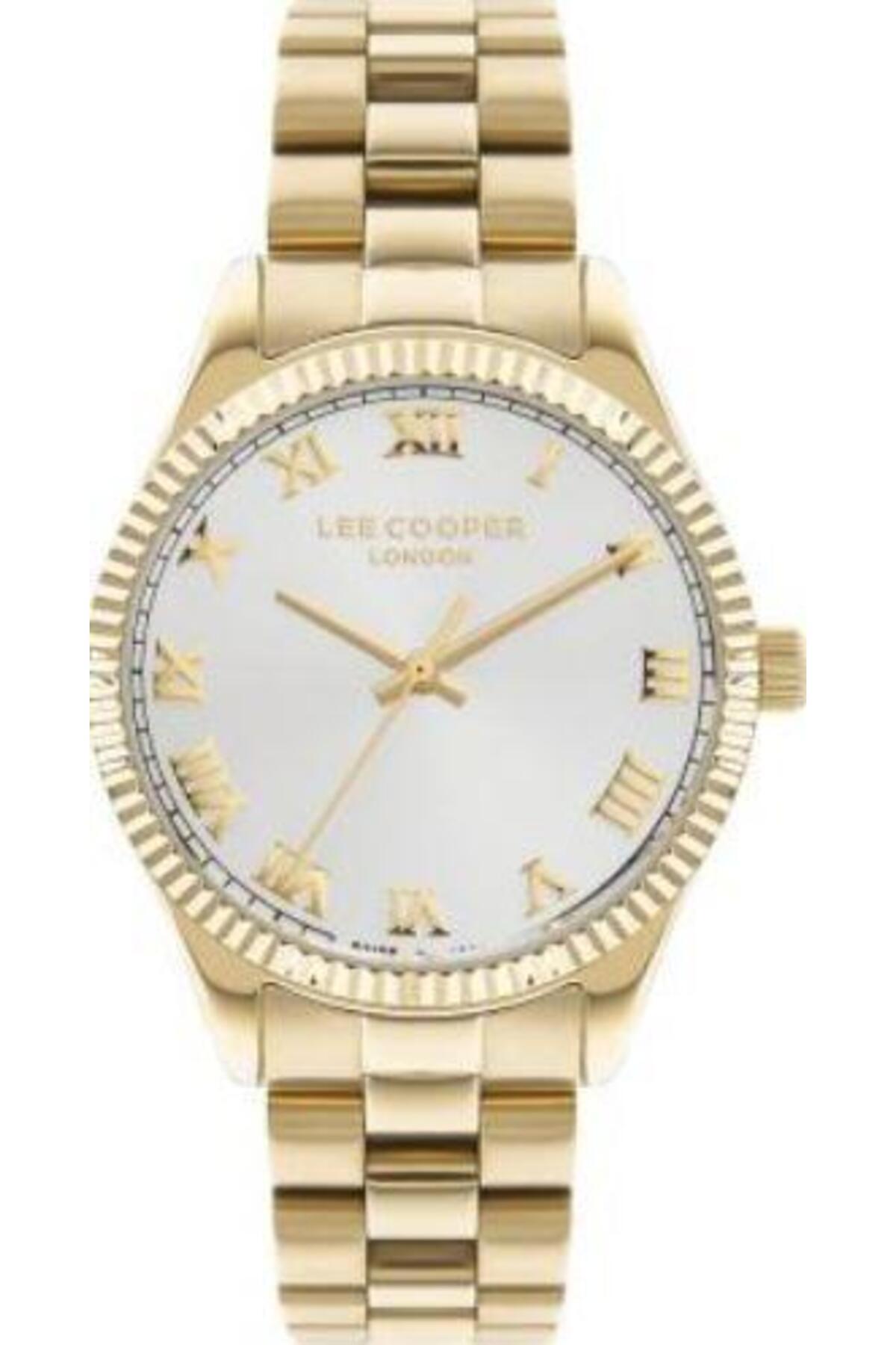 Lee Cooper LC07680.130 40 mm Altın Metal Kordon Analog Kadın Kol Saati
