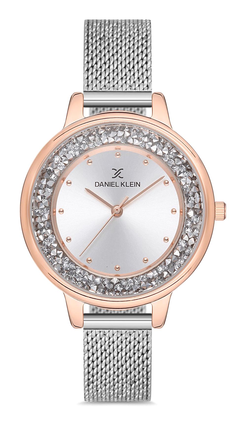 Daniel Klein DK012624C-01 36 mm Gri Çelik Kordon Analog Kadın Kol Saati