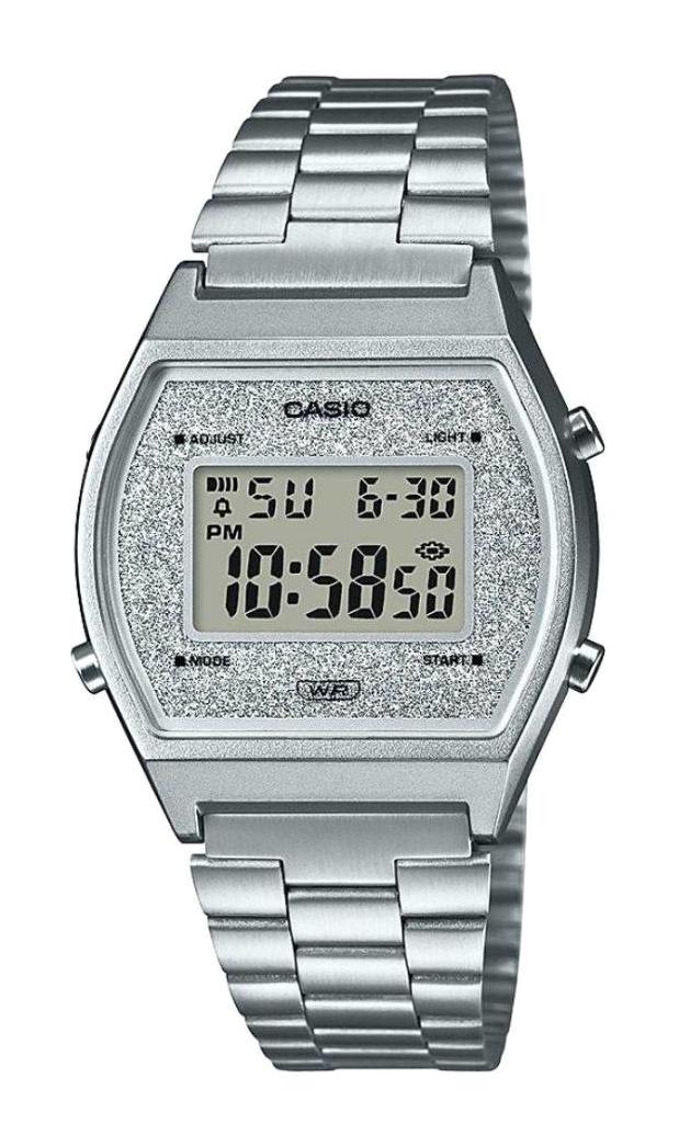 Casio B640WDG-7DF Takvimli 35 mm Gri Çelik Kordon Analog Unisex Kol Saati