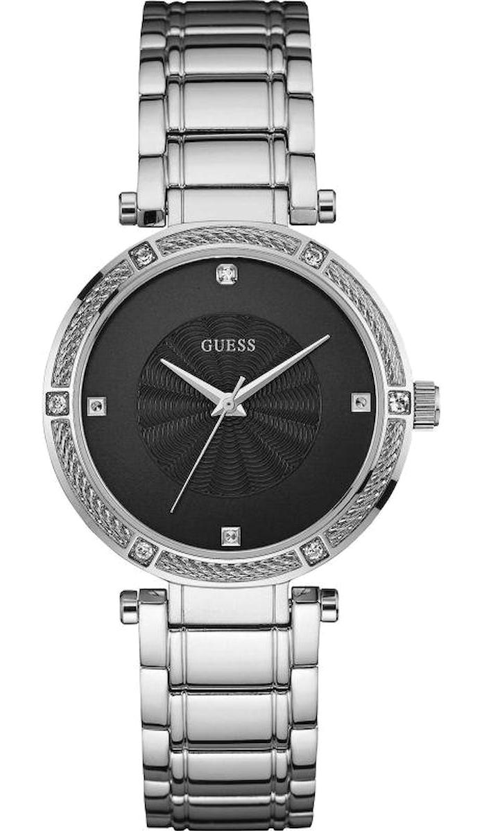 Guess GUW0695L1 36 mm Gri Çelik Kordon Analog Kadın Kol Saati