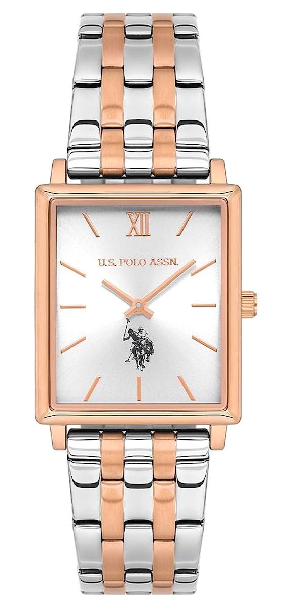 U.S. Polo Assn USPA2084-05 26 mm Gri-Rose Gold Çelik Kordon Analog Kadın Kol Saati