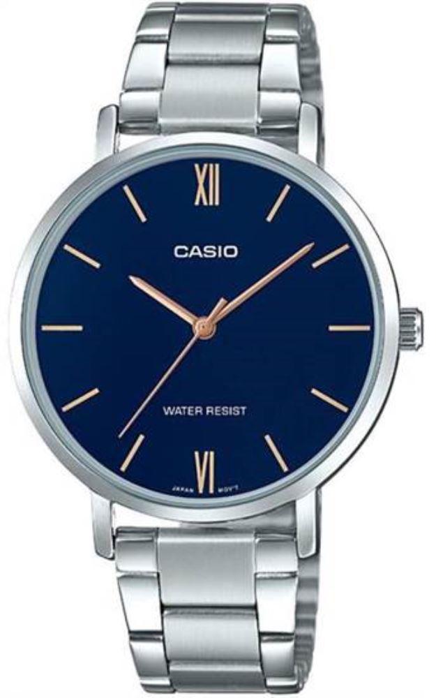 Casio LTP-VT01D-2BUDF 30.2 mm Gri Metal Kordon Analog Kadın Kol Saati