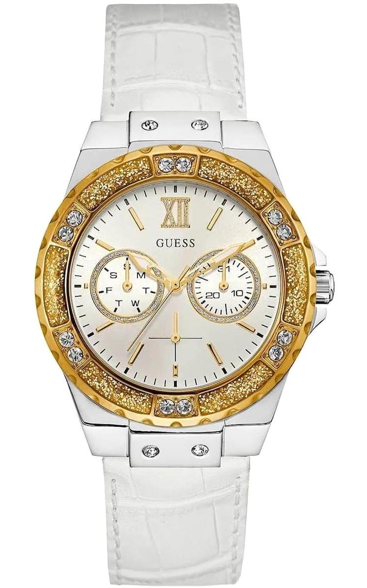Guess GUW0775L8 36 mm Beyaz Deri Kordon Analog Kadın Kol Saati