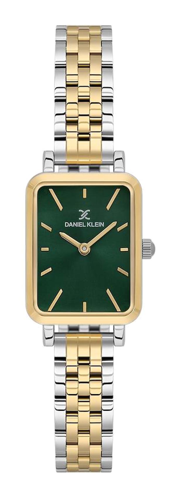 Daniel Klein DK102-DK.1.13775-9 25 mm Altın-Gri Çelik Kordon Analog Kadın Kol Saati