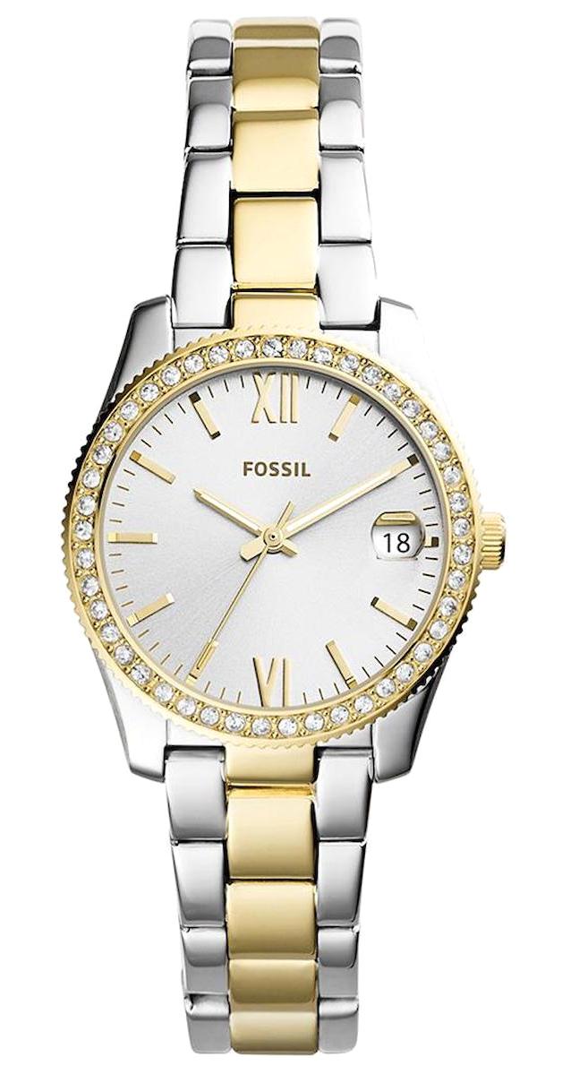Fossil ES4319 32 mm Altın-Gri Çelik Kordon Analog Kadın Kol Saati