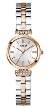 Guess GUGW0762L4 36 mm Gri-Rose Gold Çelik Kordon Analog Kadın Kol Saati