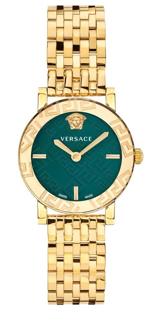 Versace VRSCVEU300521 32 mm Altın Çelik Kordon Analog Kadın Kol Saati