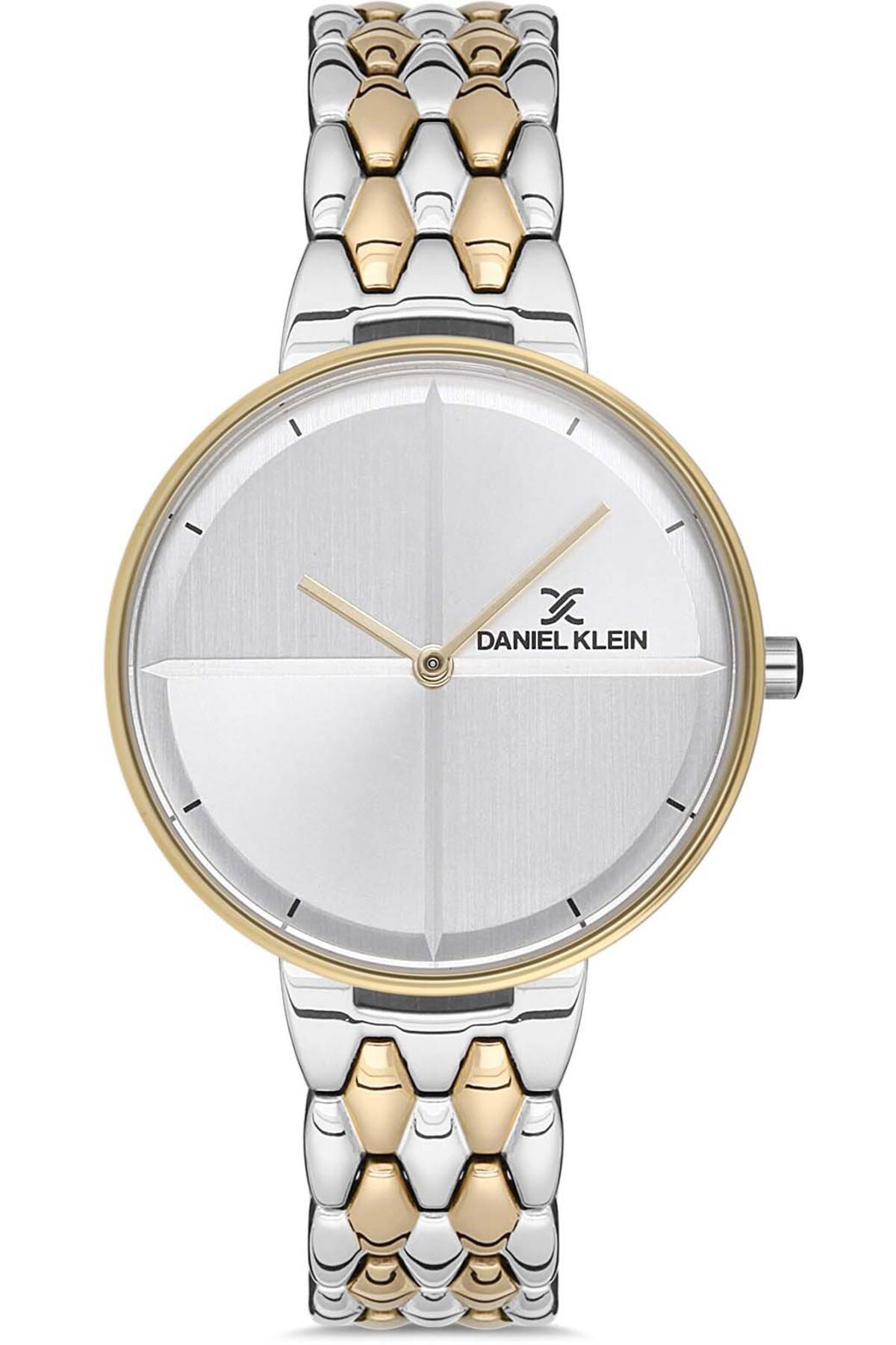 Daniel Klein DK.FT.1.178 31-35 mm Altın-Gri Çelik Kordon Analog Kadın Kol Saati
