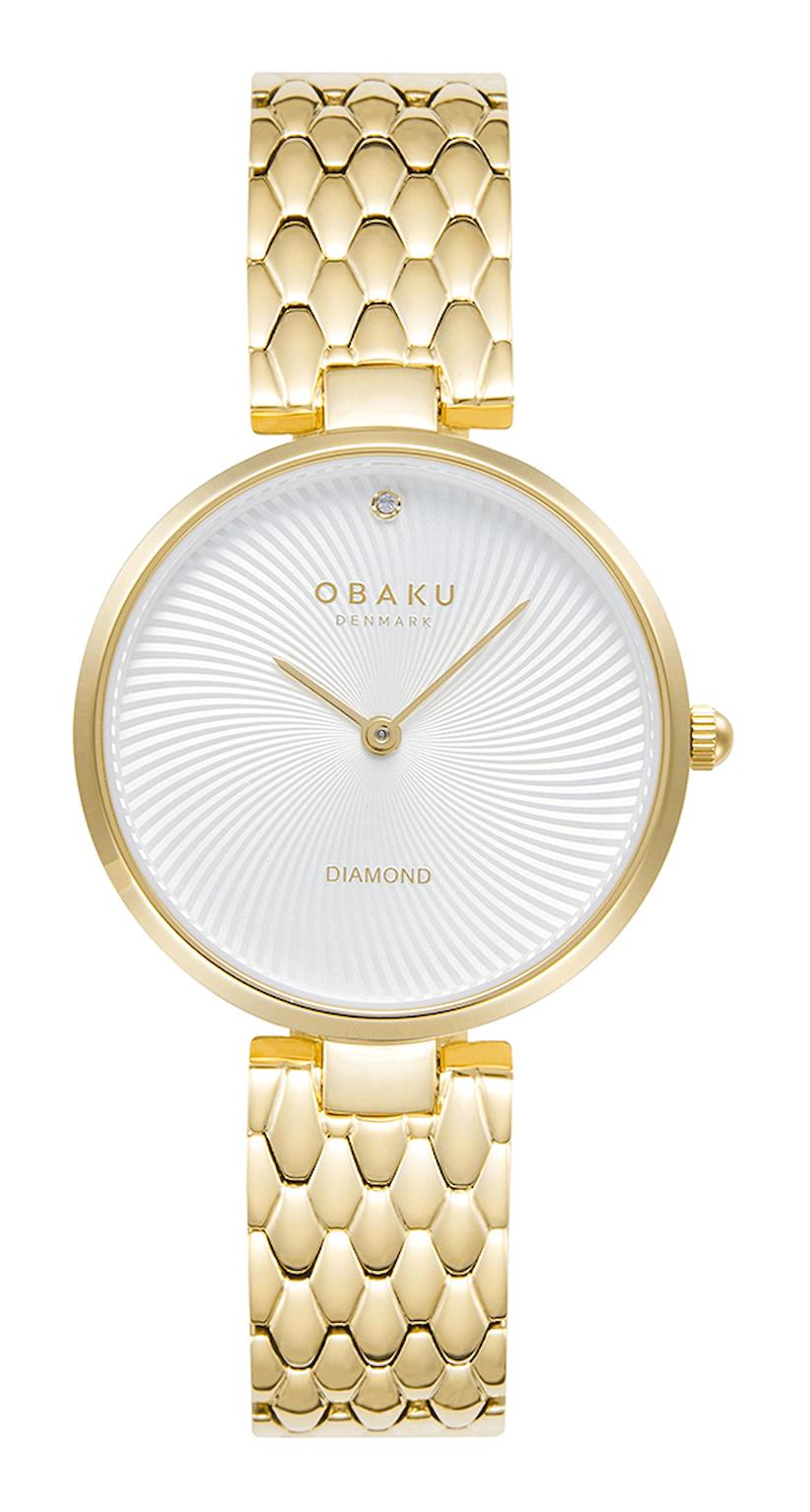 Obaku Denmark V256LXGISG 32 mm Altın Çelik Kordon Analog Kadın Kol Saati