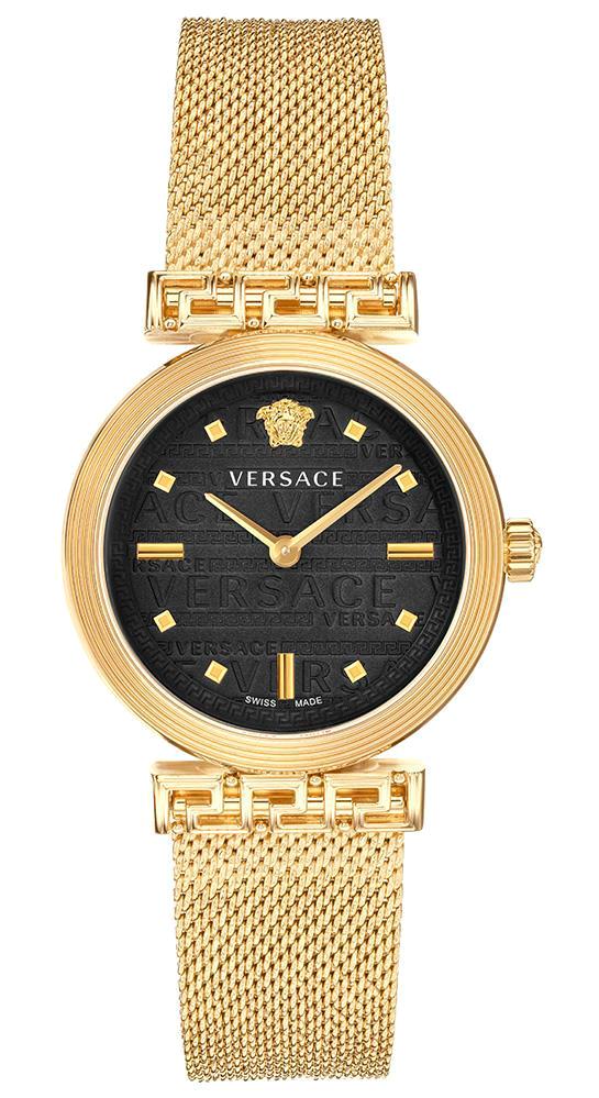 Versace VRSCVELW00720 34 mm Altın Çelik-Hasır Kordon Analog Kadın Kol Saati