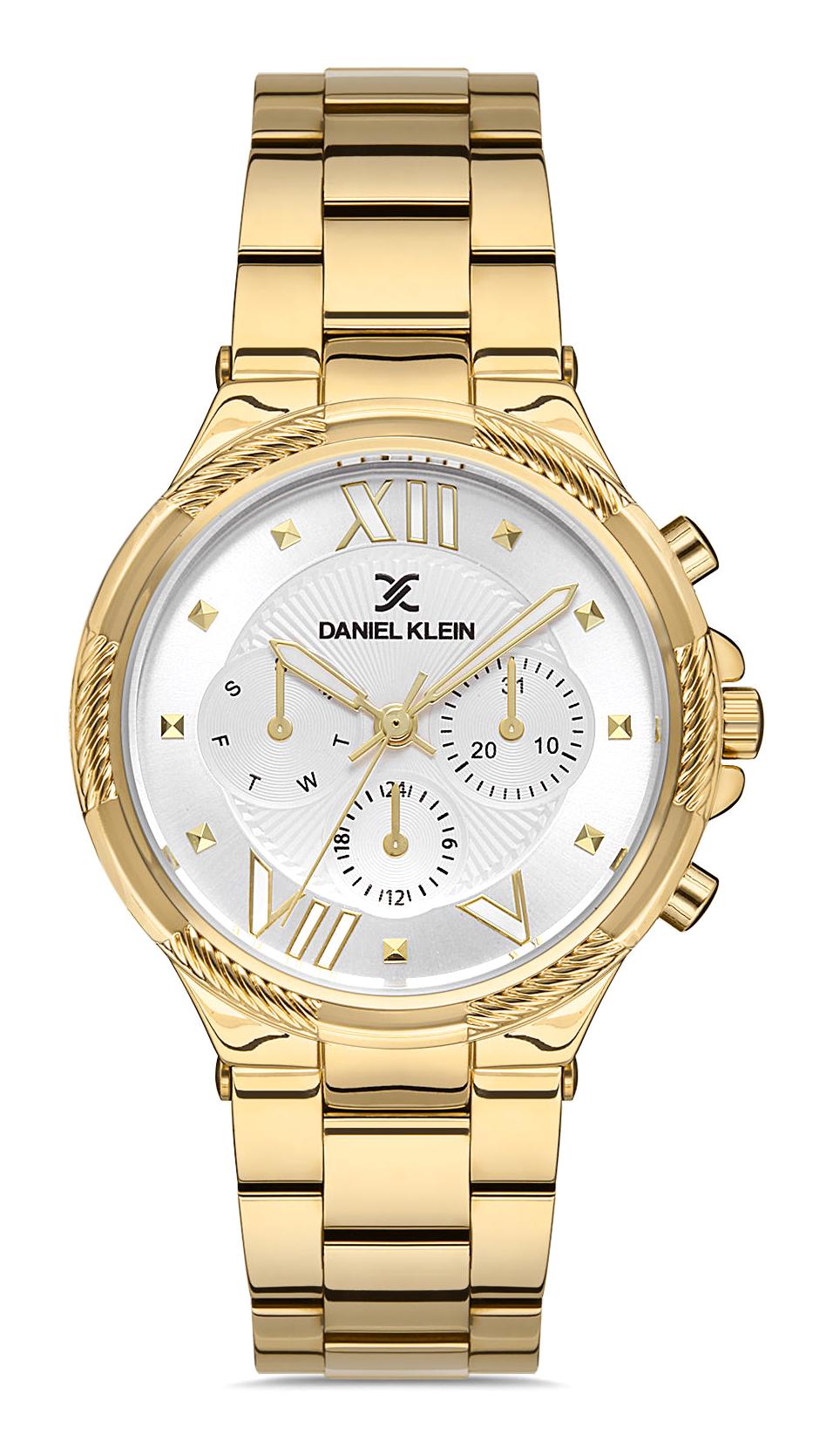Daniel Klein EDK.1.10061.3 35 mm Altın Metal Kordon Analog Kadın Kol Saati