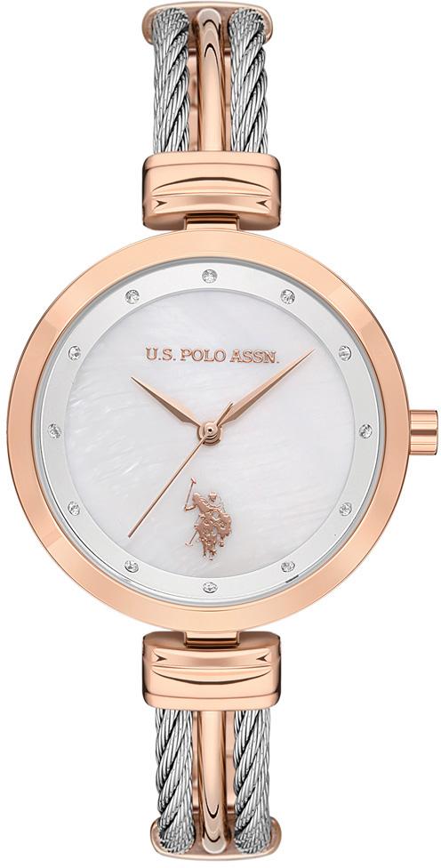 U.S. Polo Assn USPA2029-05 34 mm Gri Çelik Kordon Analog Kadın Kol Saati