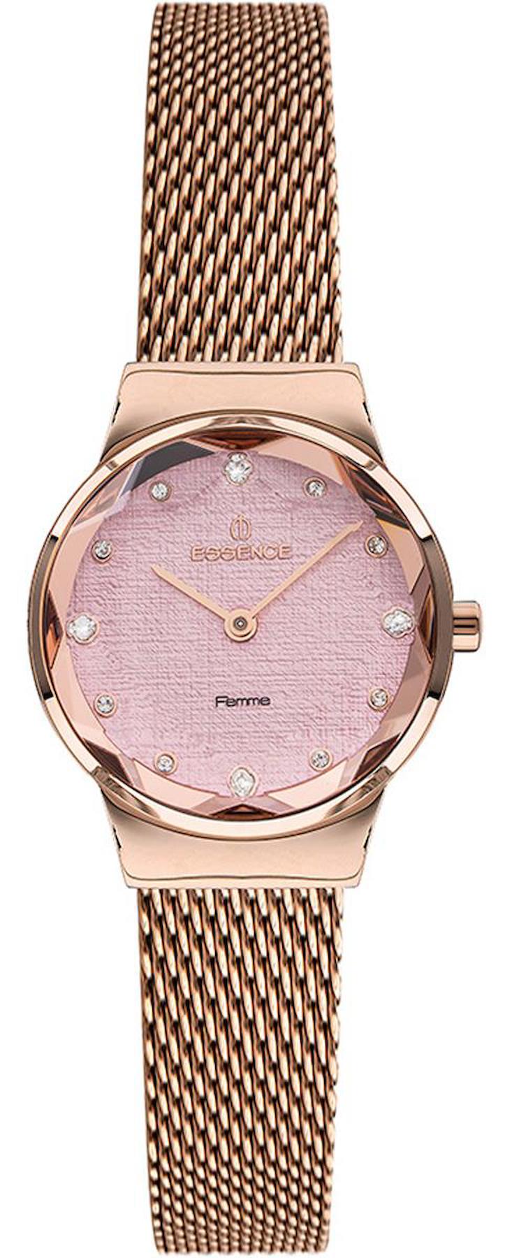Essence ES6697FE.400 36 mm Rose Gold Çelik-Hasır Kordon Analog Kadın Kol Saati