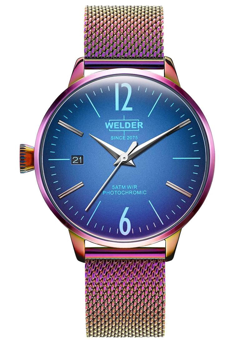 Welder Watch WRC739 Takvimli 36 mm Çok Renkli Çelik Kordon Analog Kadın Kol Saati