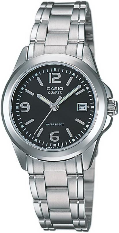 Casio LTP-1215A-1ADF 28 mm Gri Çelik Kordon Analog Kadın Kol Saati