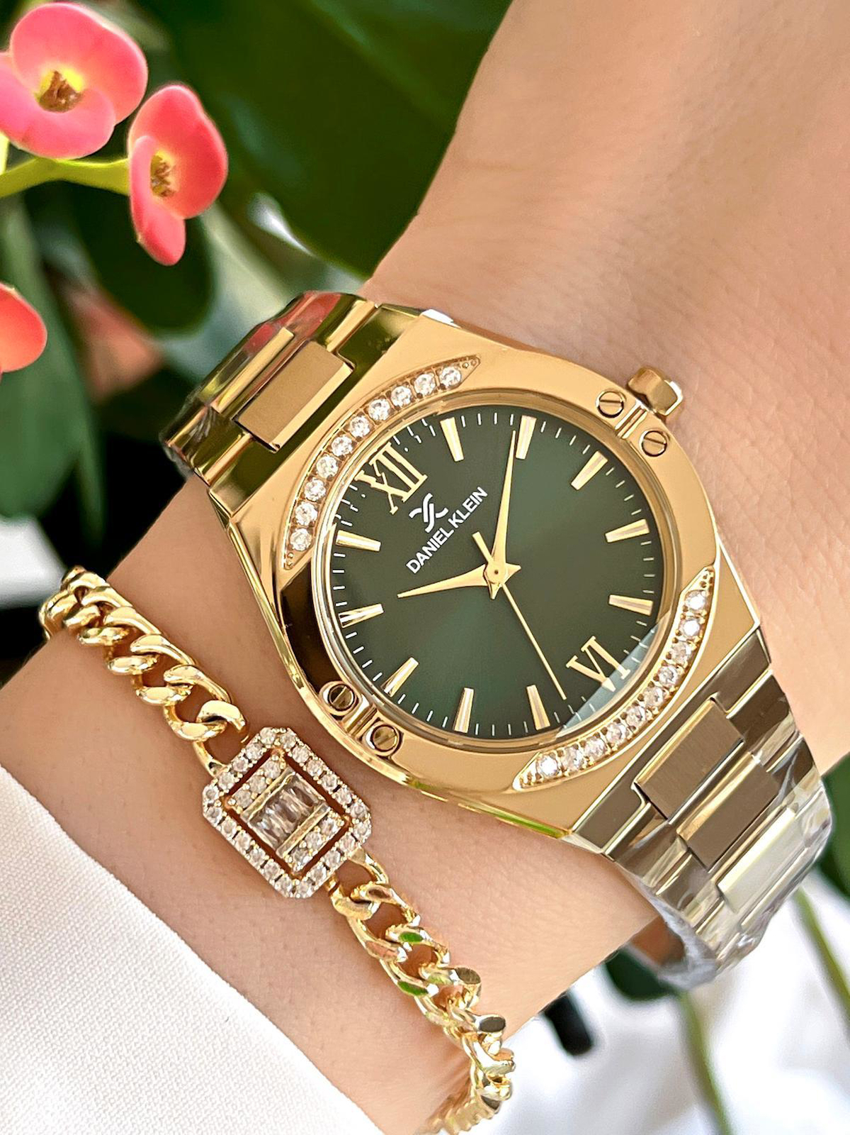 Daniel Klein BDK.13783.4 34 mm Altın Çelik Kordon Analog Kadın Kol Saati