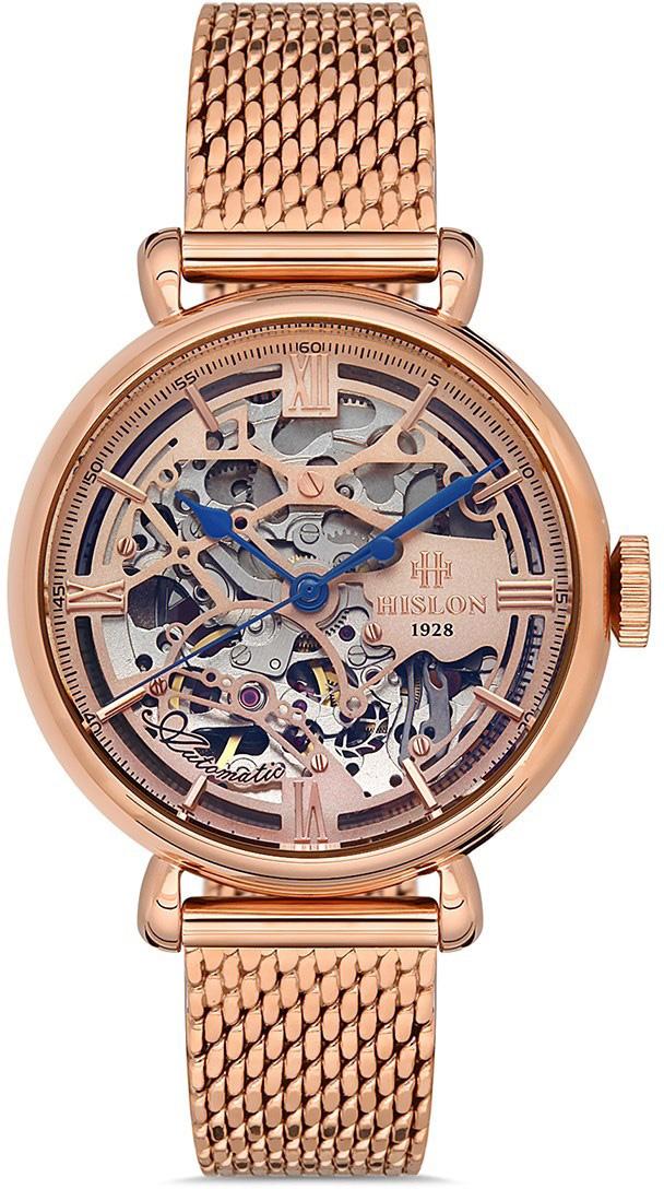 Hislon QD100R-16SR 38 mm Rose Gold Çelik Kordon Analog Kadın Kol Saati