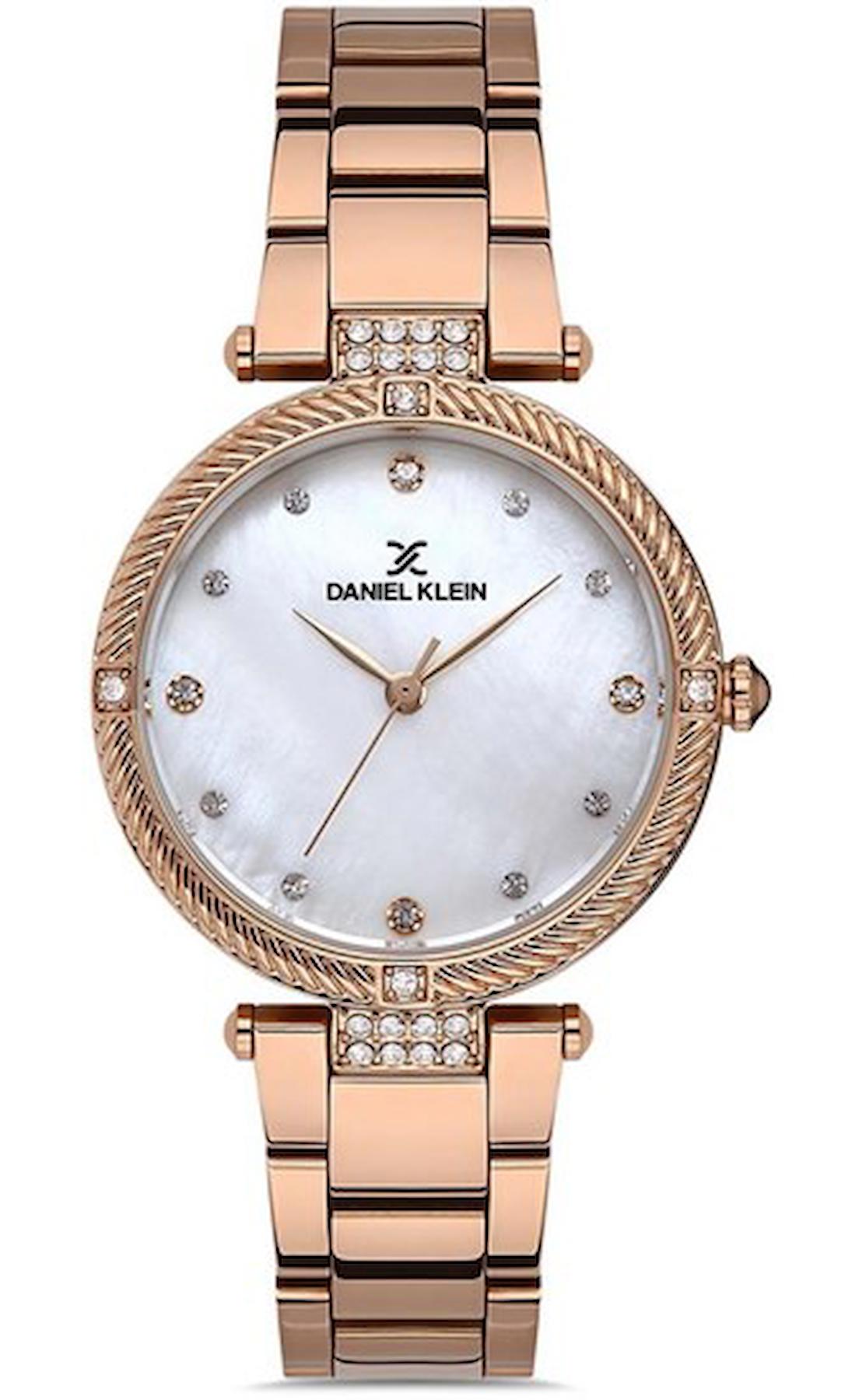 Daniel Klein DKE.1.10053.3 32 mm Rose Gold Çelik Kordon Analog Kadın Kol Saati