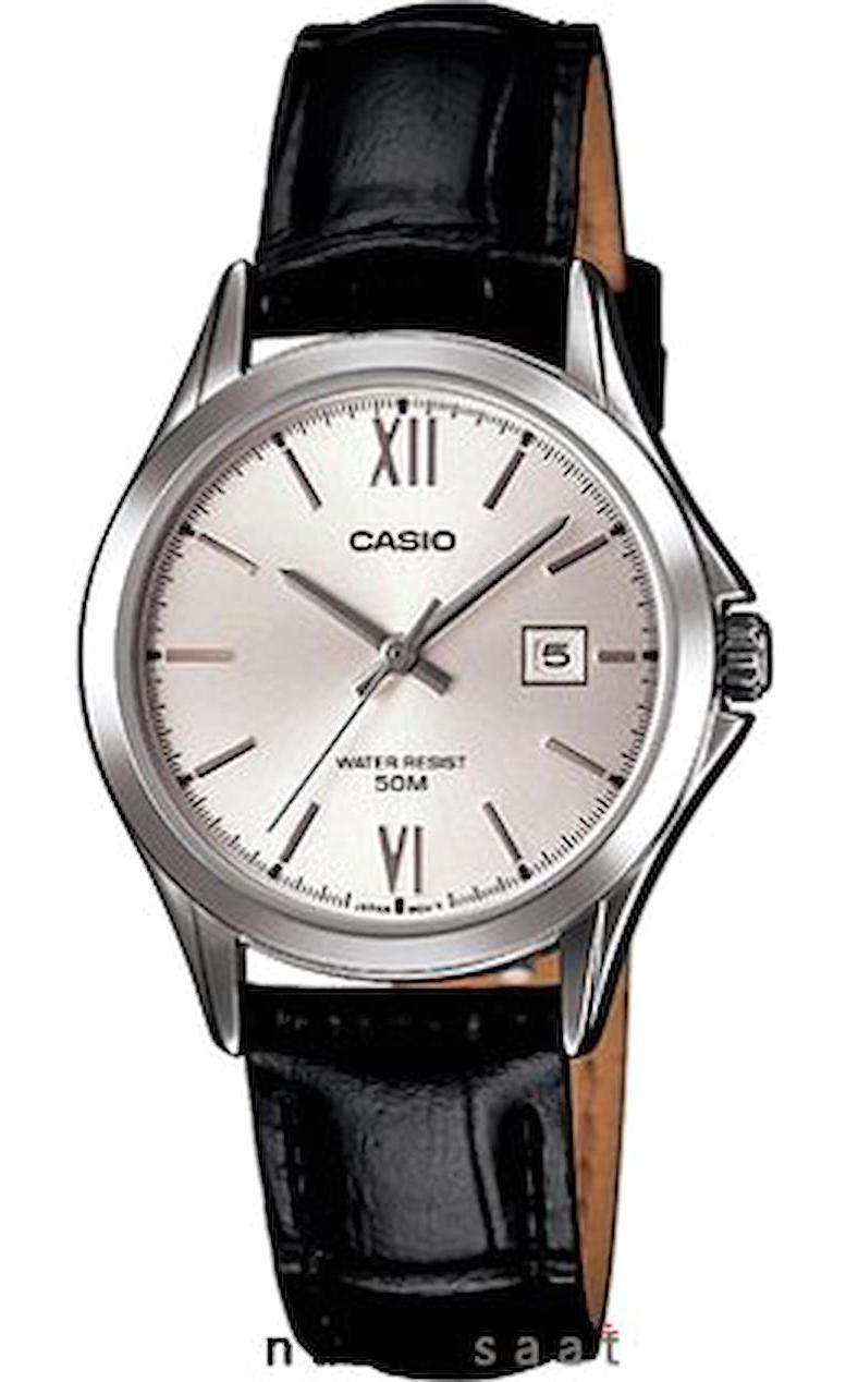 Casio LTP-1381L-7AVDF 30 mm Siyah Deri Kordon Analog Kadın Kol Saati