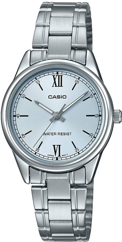 Casio LTP-V005D-2B3UDF 28 mm Gri Çelik Kordon Analog Kadın Kol Saati