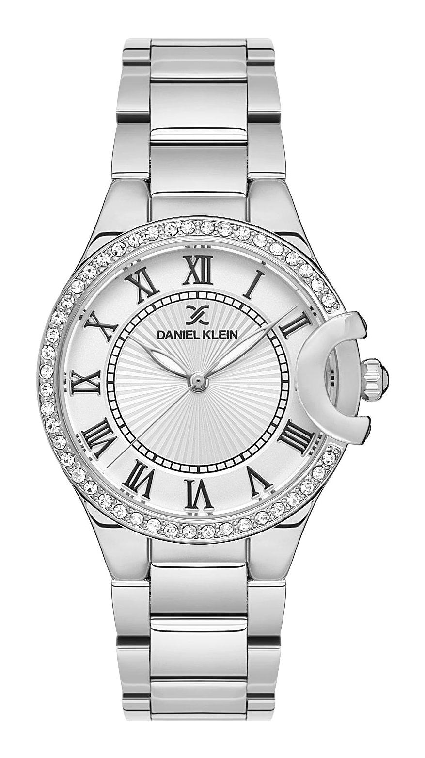 Daniel Klein DK.1.13603-1 Gri Çelik Kordon Analog Kadın Kol Saati