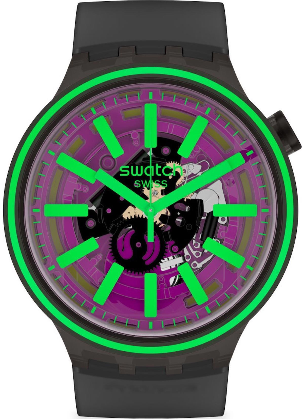 Swatch SO27B113 47 mm Siyah Plastik Kordon Analog Unisex Kol Saati