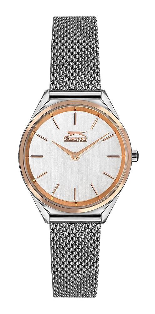 Slazenger SL.09.1852.3.04 32 mm Gri Çelik Kordon Analog Kadın Kol Saati