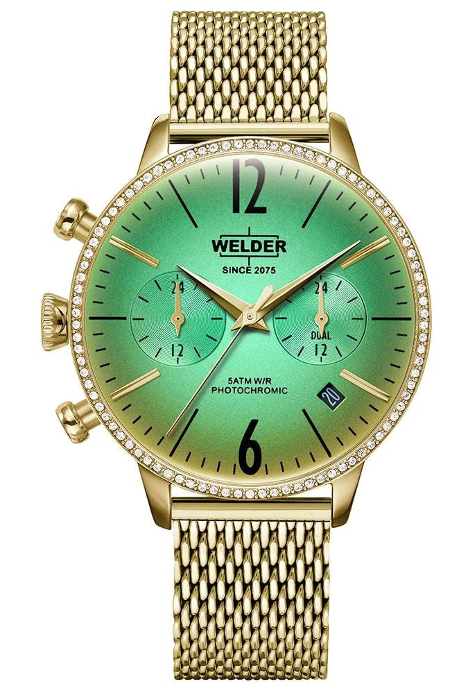 Welder Watch WWRC664 Takvimli 38 mm Altın Çelik Kordon Analog Kadın Kol Saati