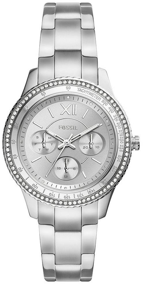 Fossil FES5108 37 mm Gri Çelik Kordon Analog Kadın Kol Saati