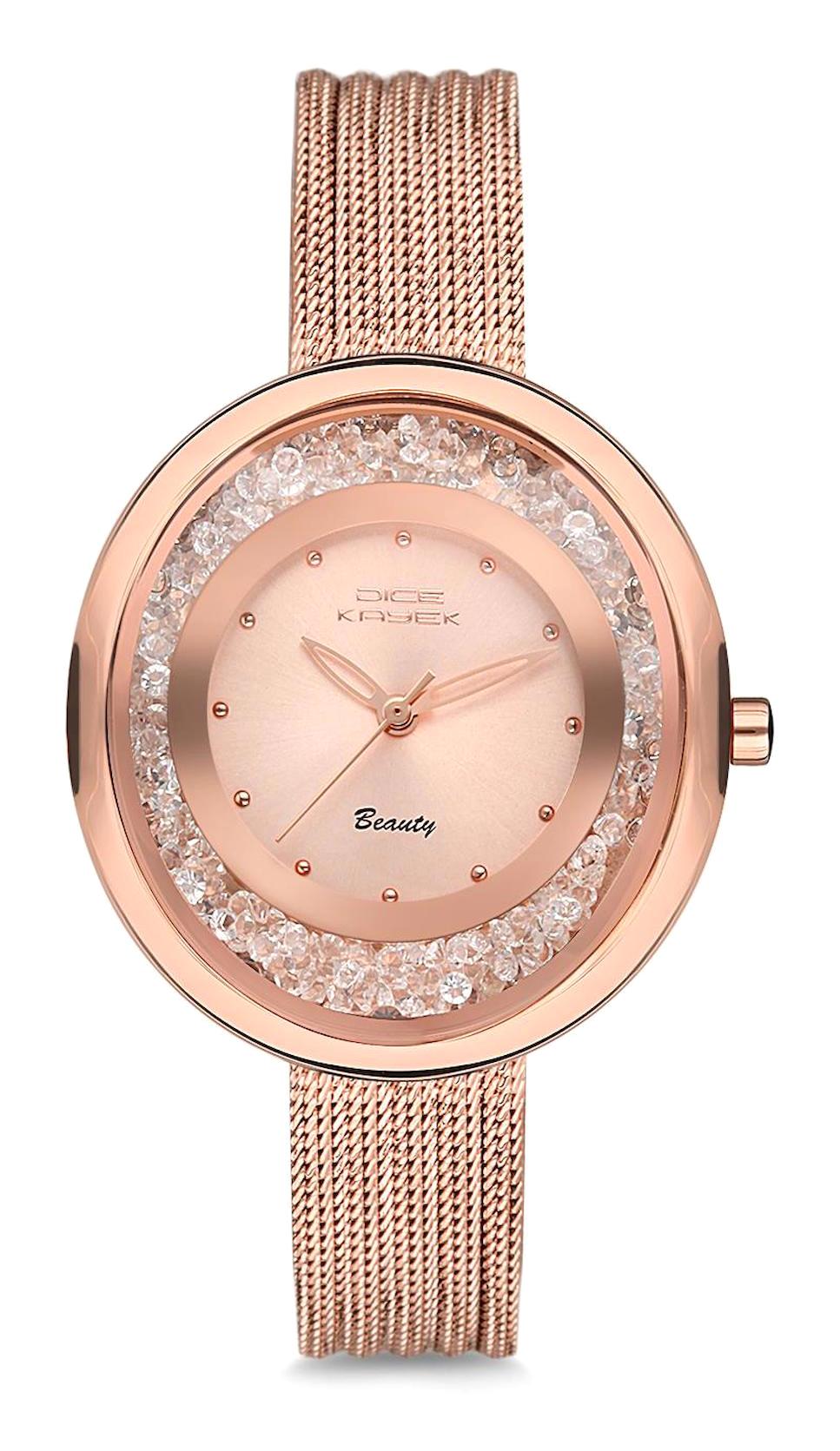 Dice Kayek DK.1.AG1093.03 36 mm Rose Gold Çelik Kordon Analog Kadın Kol Saati