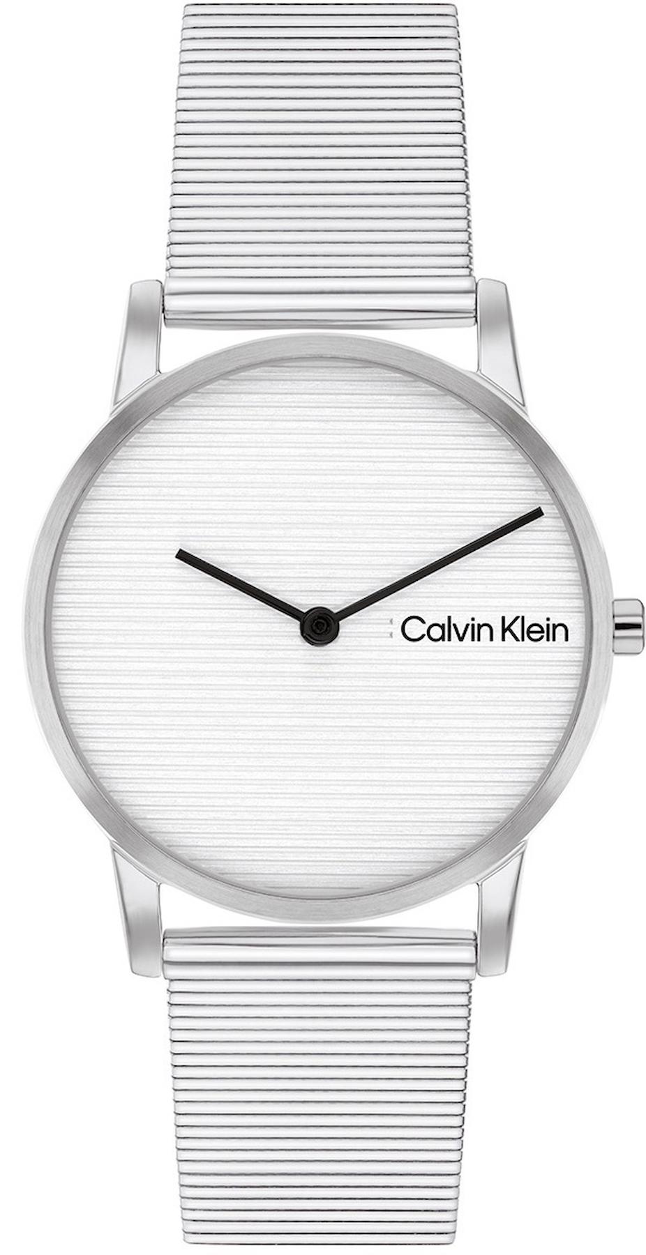Calvin Klein CK25100033 30 mm Gri Çelik Kordon Analog Kadın Kol Saati