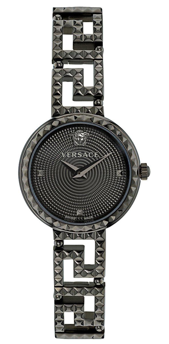 Versace VRSCVE7A00123 28 mm Siyah Çelik Kordon Analog Kadın Kol Saati