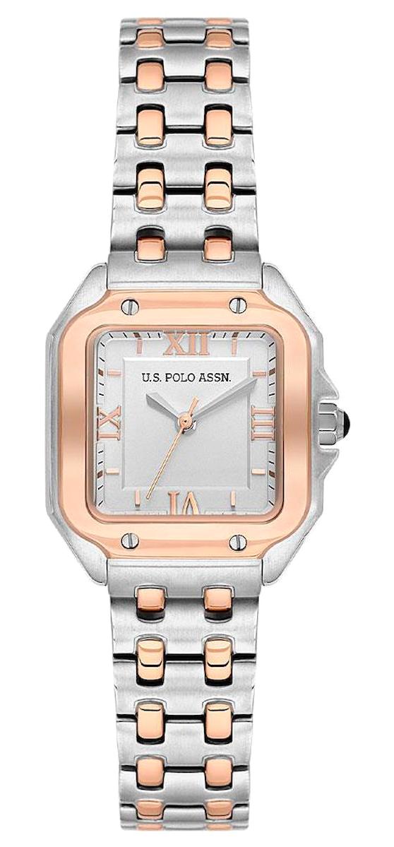 U.S. Polo Assn USPA2074-02 26 mm Gri-Rose Gold Çelik Kordon Analog Kadın Kol Saati
