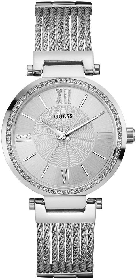 Guess GUW0638L1 36 mm Gri Çelik Kordon Analog Kadın Kol Saati
