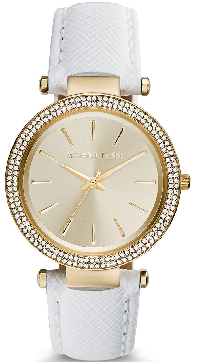 Michael Kors MK2391 38 mm Beyaz Deri Kordon Analog Kadın Kol Saati