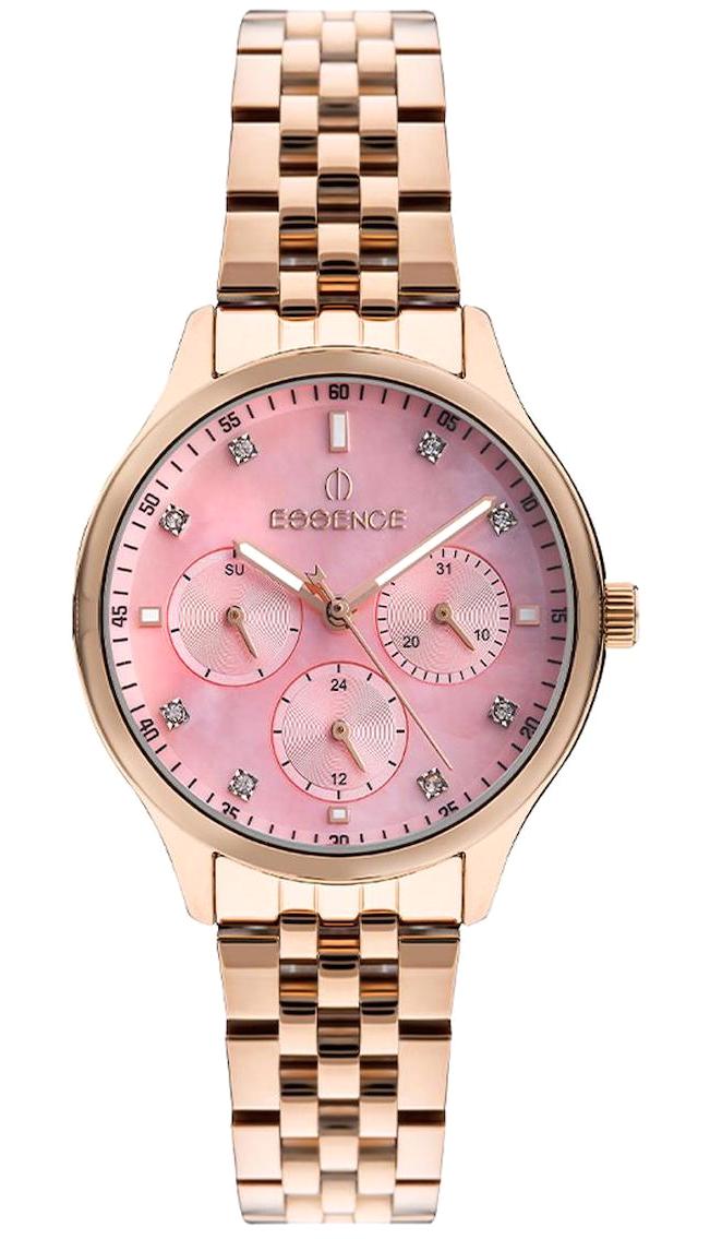 Essence ES6796FE.450 Takvimli 34 mm Rose Gold Metal Kordon Analog Kadın Kol Saati