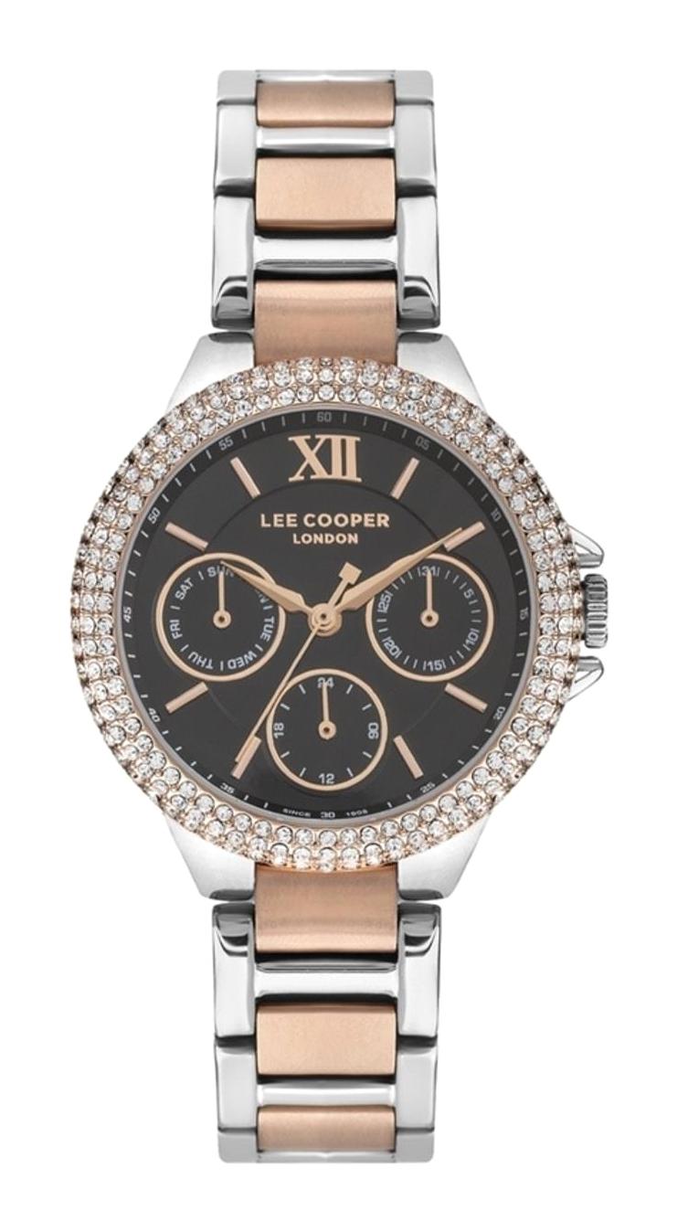 Lee Cooper LC07414.550-NM Takvimli 40 mm Rose Gold Çelik Kordon Analog Kadın Kol Saati