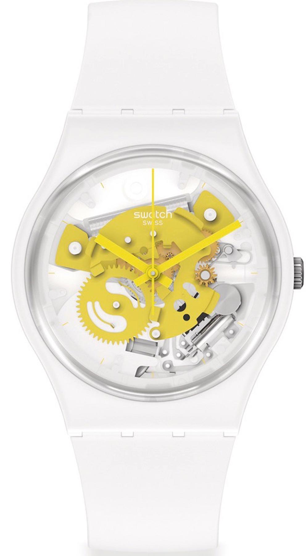 Swatch SO31W105 34 mm Beyaz Plastik Kordon Analog Kadın Kol Saati