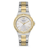 Ferrucci FCF.14305M.02 40 mm Altın-Gri Çelik Kordon Analog Kadın Kol Saati