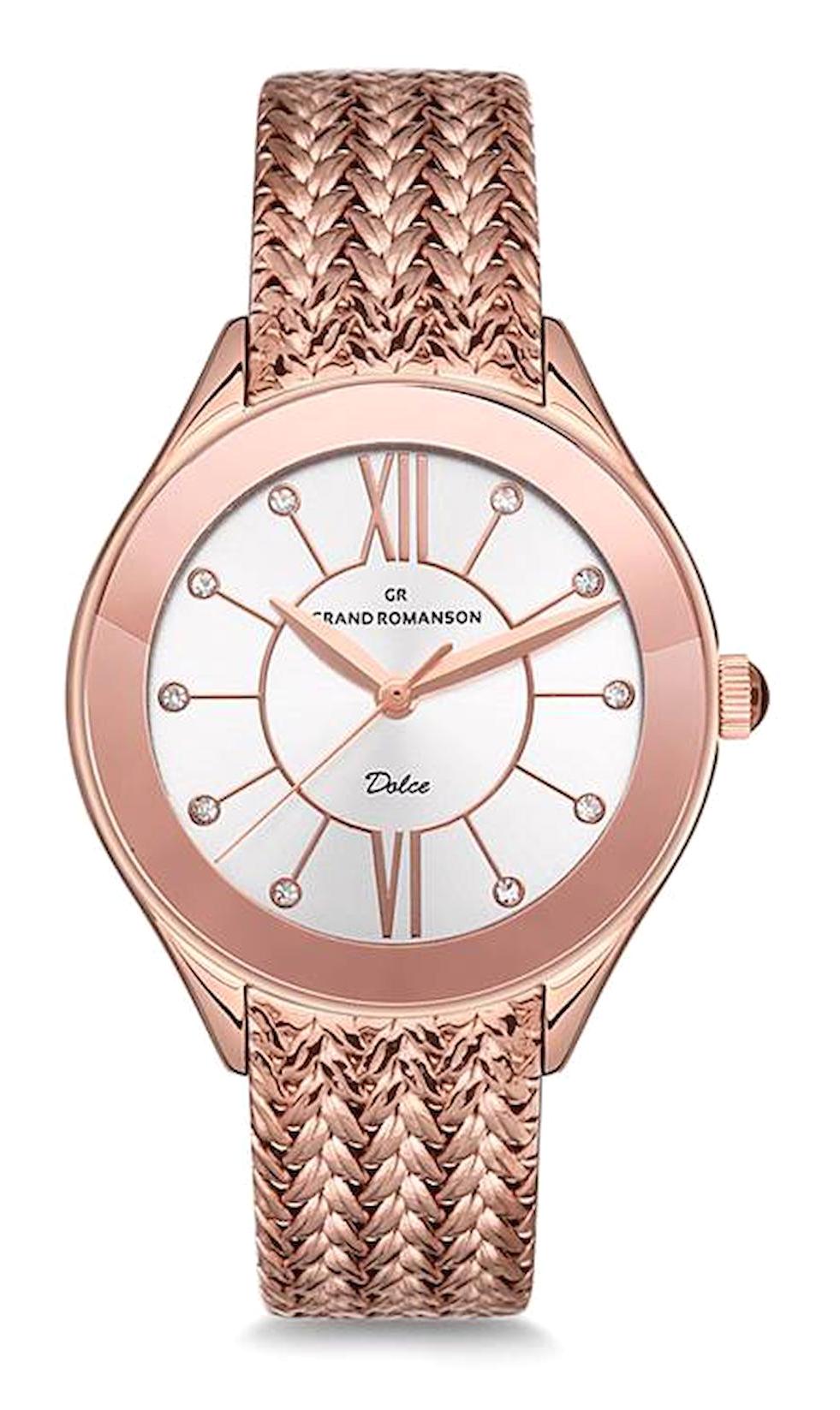 Grand Romanson GR.1.AG1133.01 36 mm Rose Gold Çelik Kordon Analog Kadın Kol Saati