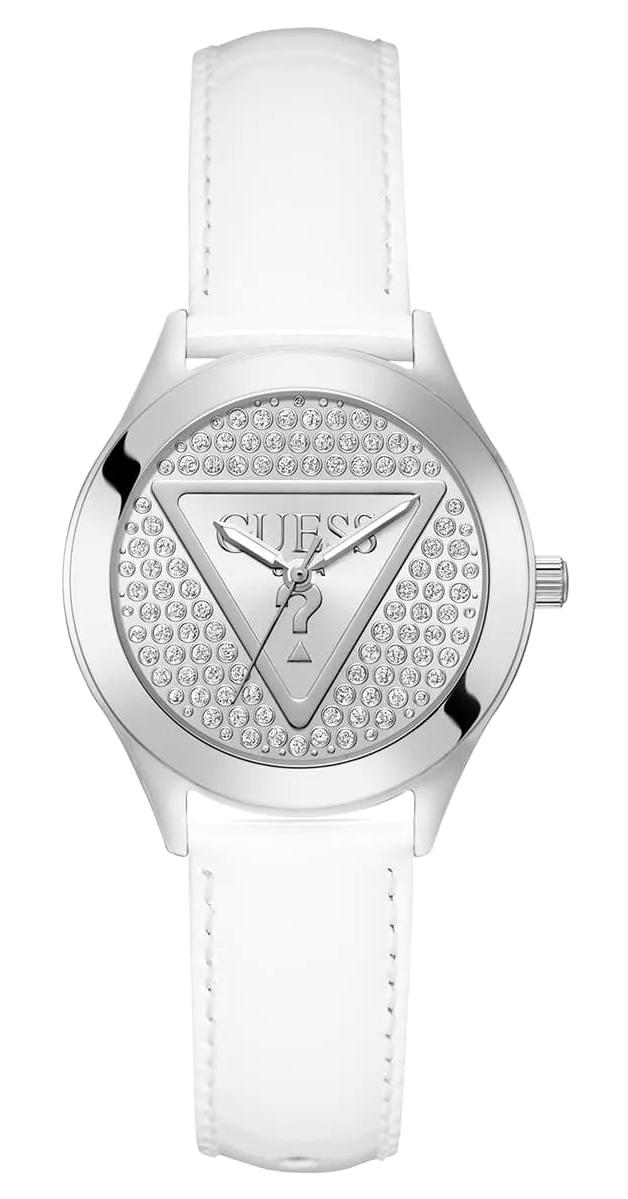 Guess GUGW0745L3 36 mm Beyaz Deri Kordon Analog Kadın Kol Saati