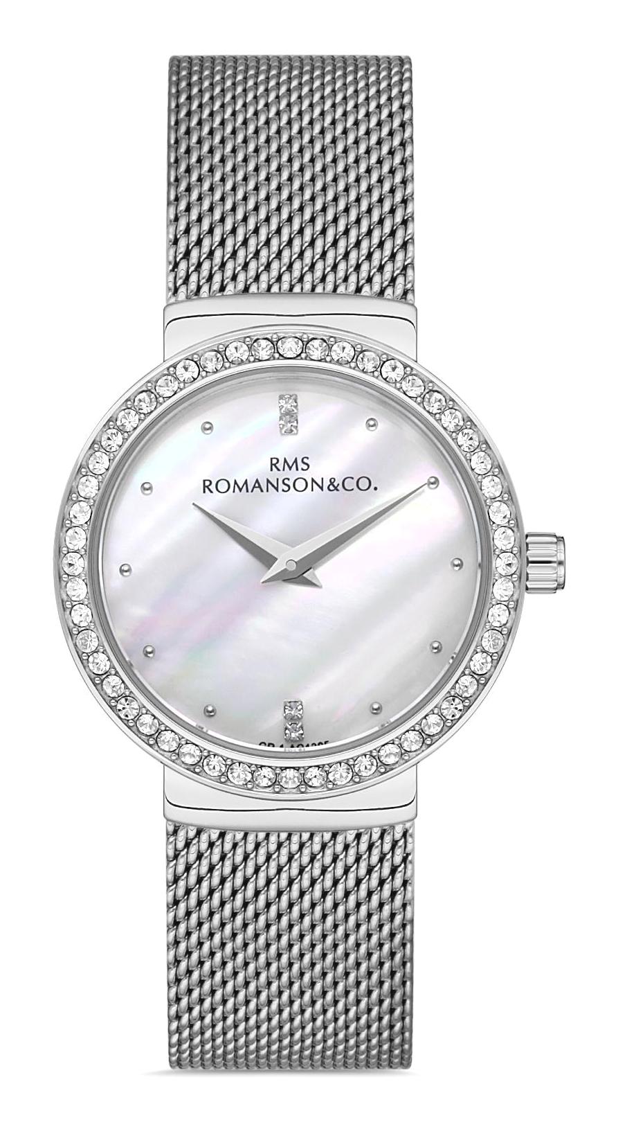 Grand Romanson GR.1.AG1395.01 Takvimli 36 mm Gri Çelik Kordon Analog Kadın Kol Saati
