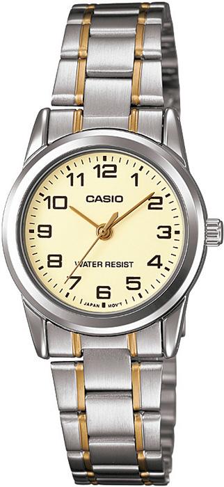 Casio LTP-V001SG-9BUDF 25 mm Altın-Gri Çelik Kordon Analog Kadın Kol Saati